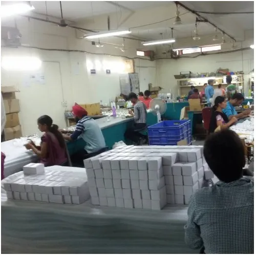 Finished products being packed for dispatch